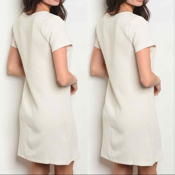 Ecru Shift Dress - 5 Star ⭐️ Rating Fav - Picture 8 of 8